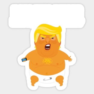 Funny Baby Trump Gifts Sticker